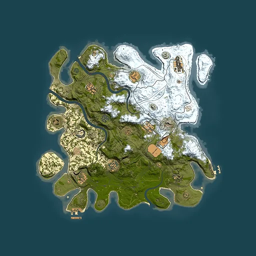Rust map seed 1337, 3800x3800m top-down preview