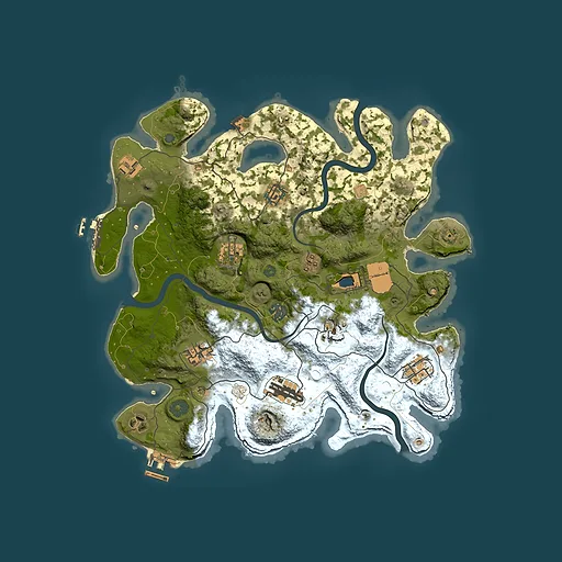 Rust map seed 297172482, 3500x3500m top-down preview