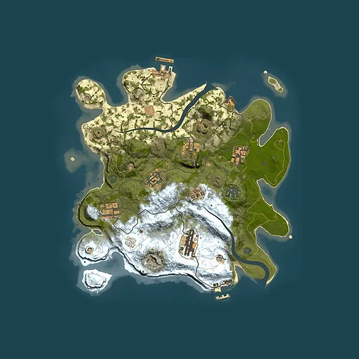 Rust map seed 76316914, 3000x3000m top-down preview