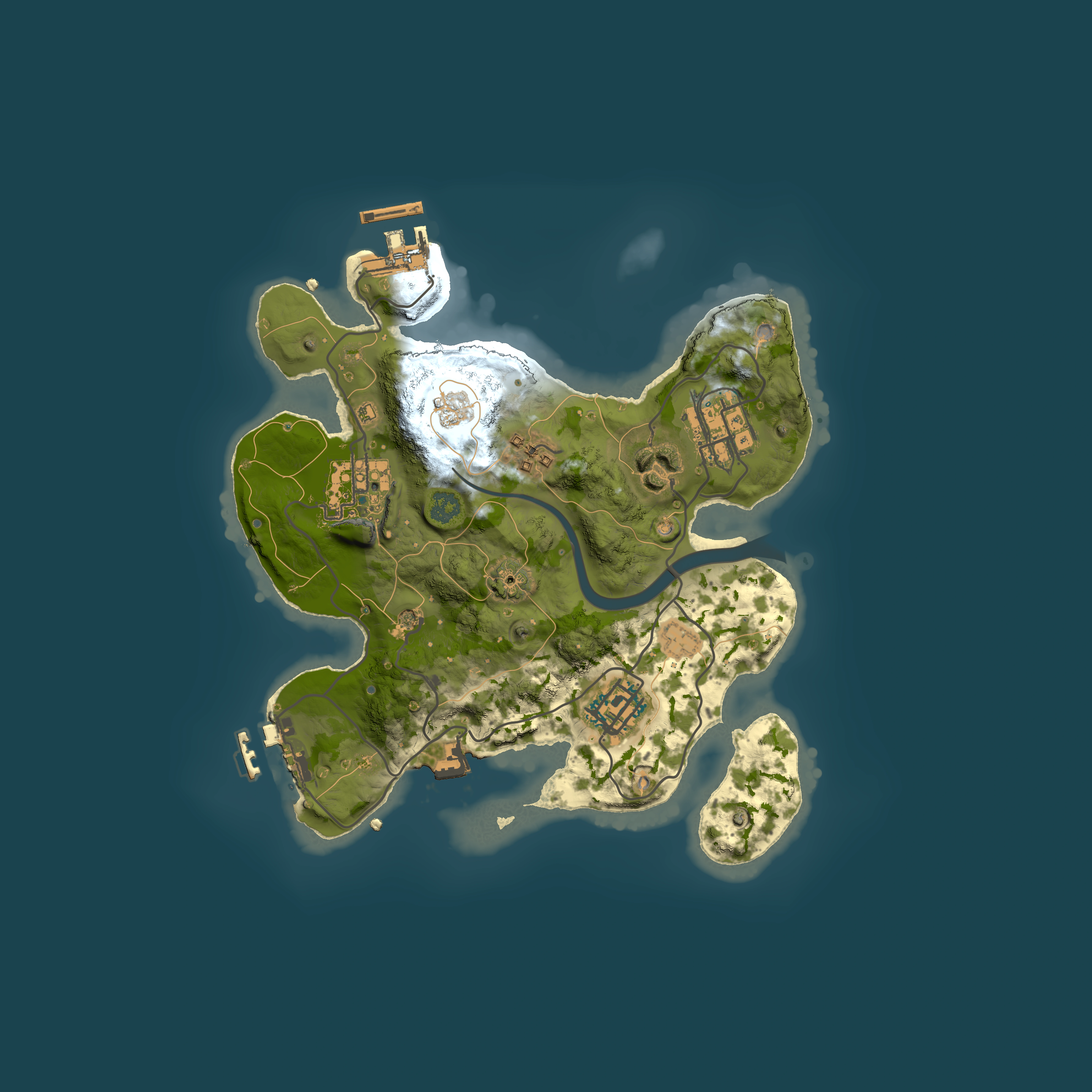 Full top-down render of Rust map seed 2053483312, 2500x2500m