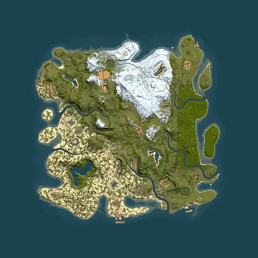 Rust map seed 1749479889, 4500x4500m top-down preview