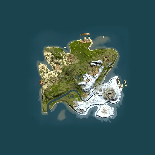 Rust map seed 1068107975, 2500x2500m top-down preview