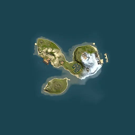 Rust map seed 574438698, 1500x1500m top-down preview