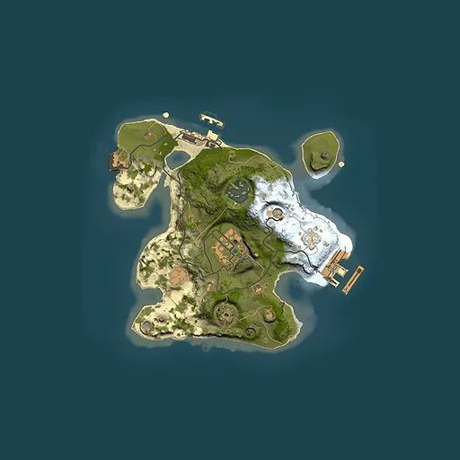 Rust map seed 910696774, 2000x2000m top-down preview