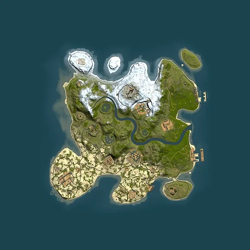 Rust map seed 740732151, 3000x3000m top-down preview