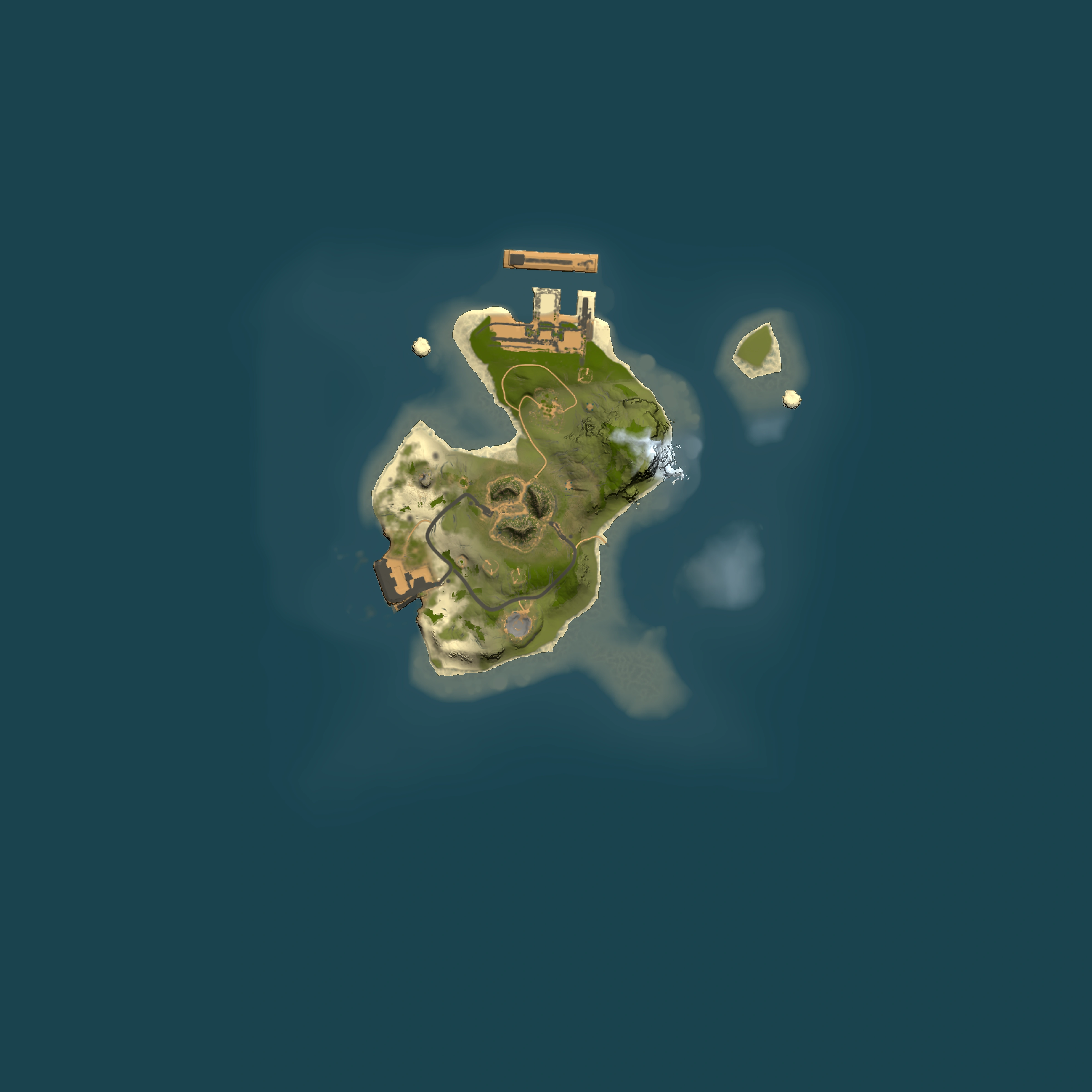 Full top-down render of Rust map seed 897396846, 1500x1500m