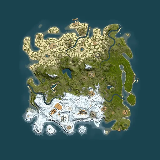 Rust map seed 1957141478, 4500x4500m top-down preview