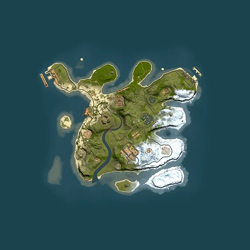 Rust map seed 767099223, 2500x2500m top-down preview