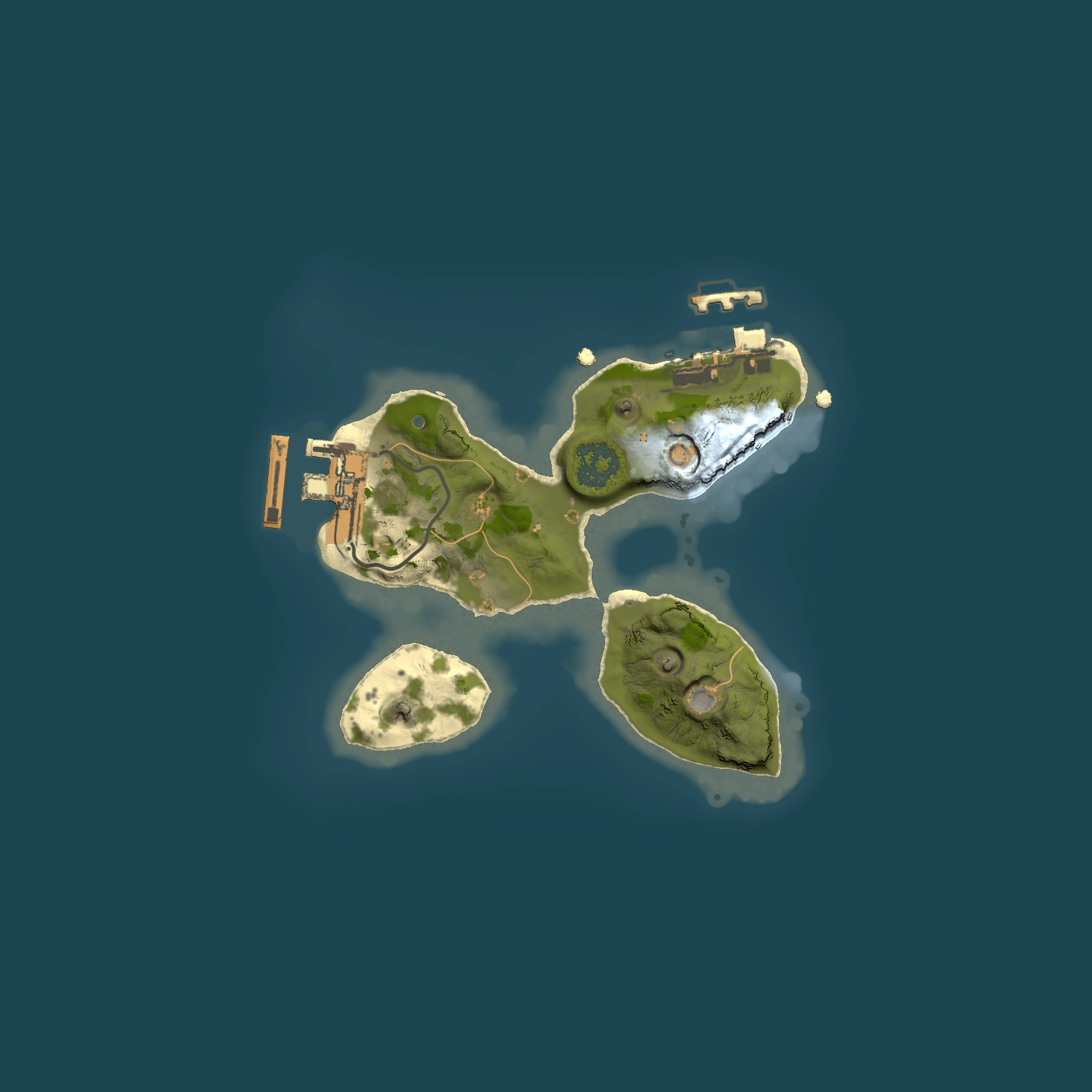 Full top-down render of Rust map seed 1719655952, 1500x1500m