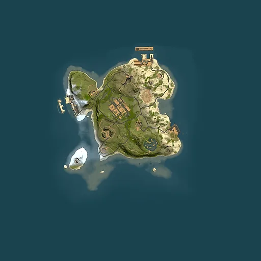 Rust map seed 61430830, 2000x2000m top-down preview