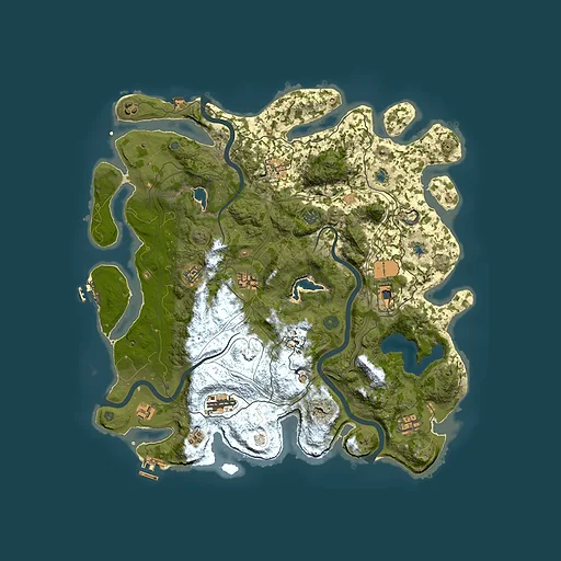 Rust map seed 968790453, 4500x4500m top-down preview