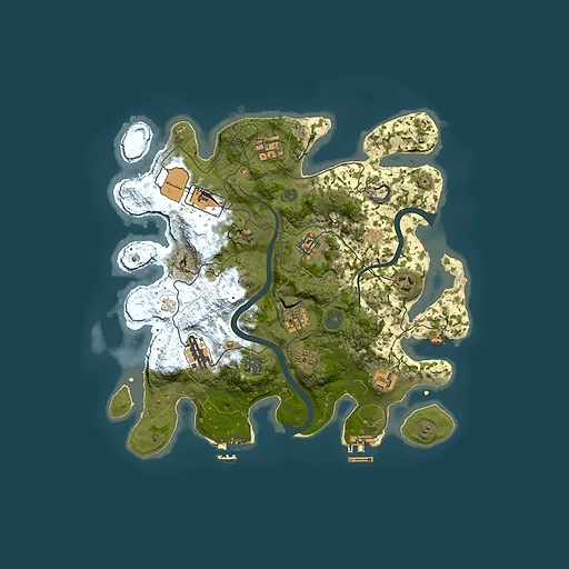 Rust map seed 1072551106, 3500x3500m top-down preview
