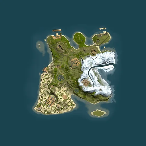 Rust map seed 1823768145, 2500x2500m top-down preview