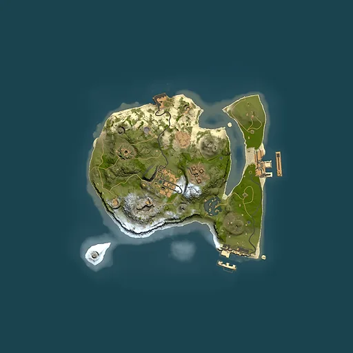 Rust map seed 936629527, 2000x2000m top-down preview