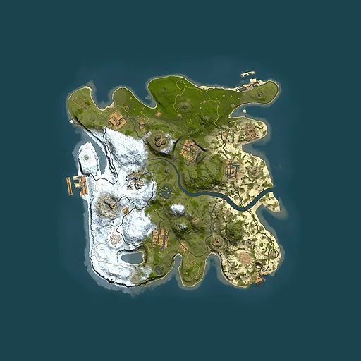 Rust map seed 1781988173, 3000x3000m top-down preview