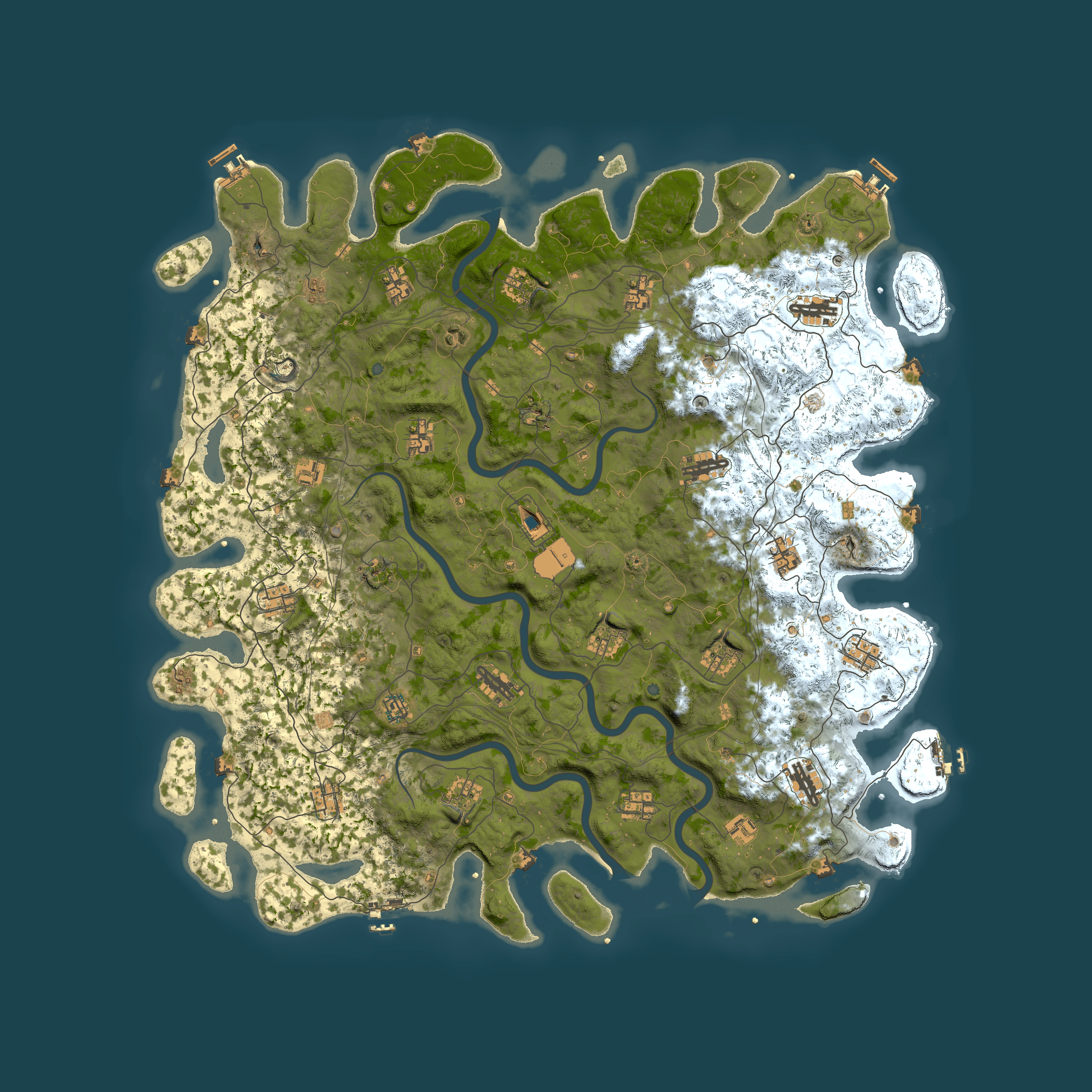 Full top-down render of Rust map seed 1583739037, 5499x5499m