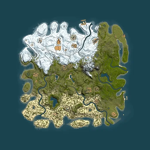 Rust map seed 606026112, 5000x5000m top-down preview