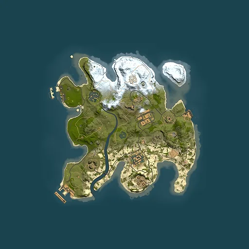 Rust map seed 1125613446, 2500x2500m top-down preview