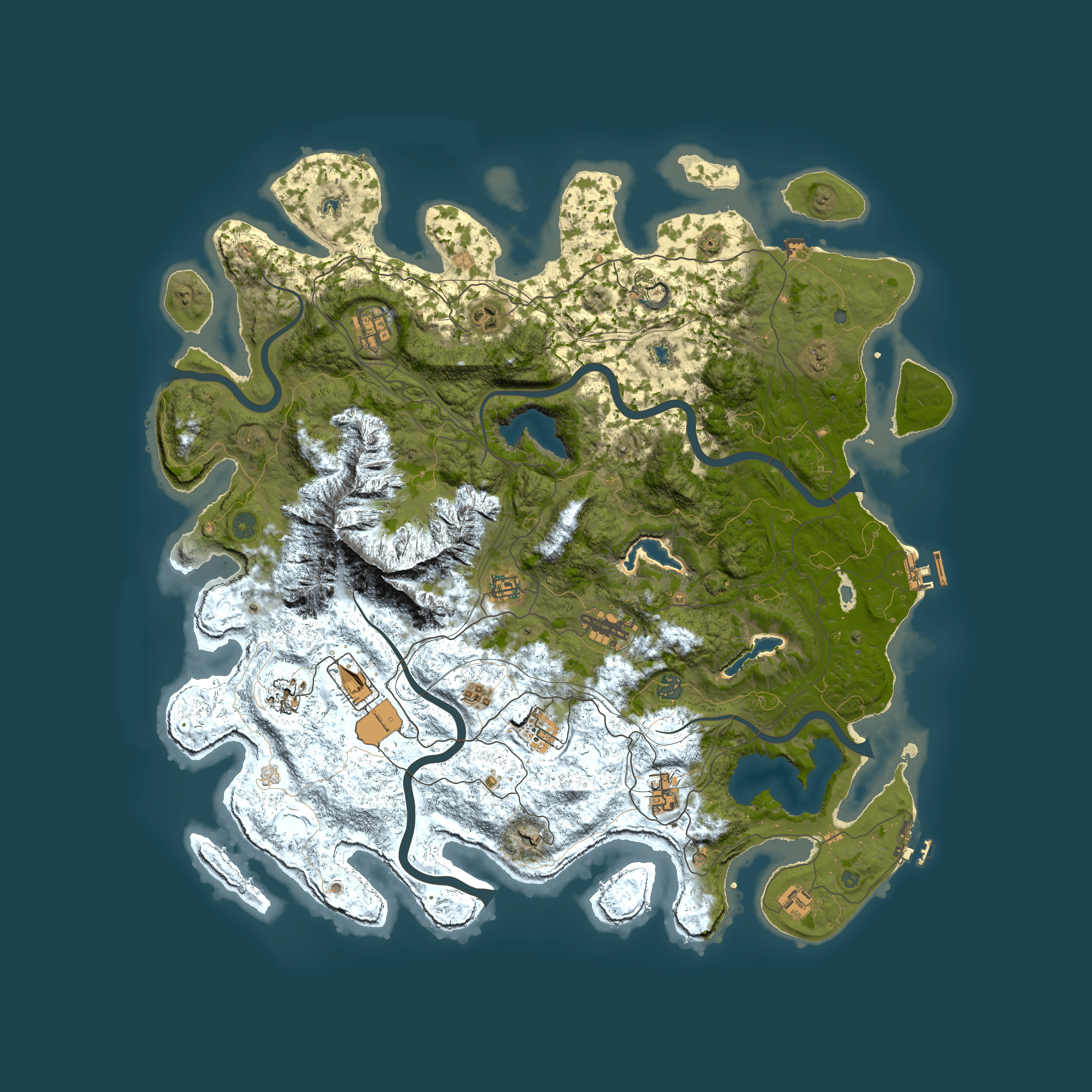 Full top-down render of Rust map seed 1140183512, 5000x5000m
