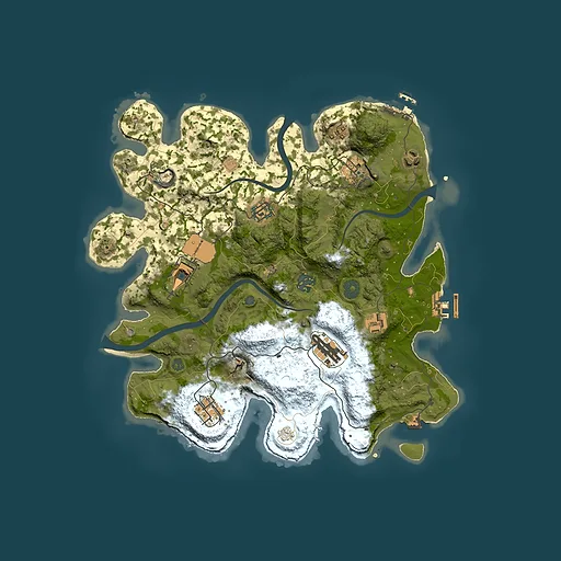 Rust map seed 1725176600, 3500x3500m top-down preview