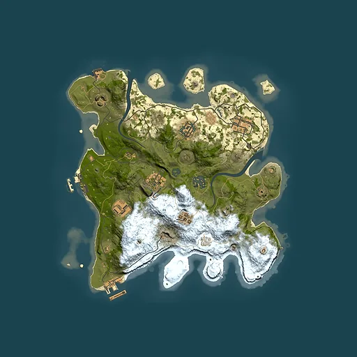 Rust map seed 1100583173, 3000x3000m top-down preview