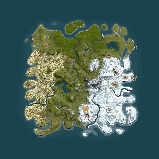 Rust map seed 635296721, 5000x5000m top-down preview