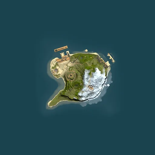 Rust map seed 496712888, 1500x1500m top-down preview