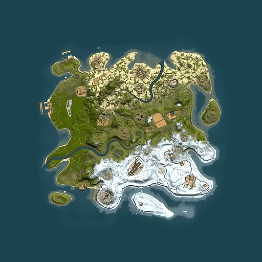 Rust map seed 633596249, 3500x3500m top-down preview