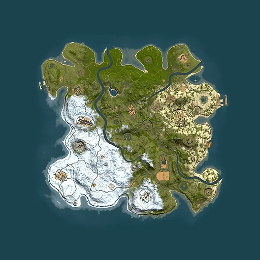 Rust map seed 452868677, 4000x4000m top-down preview