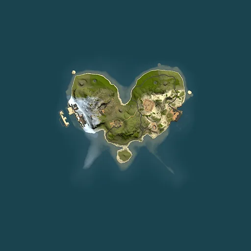 Rust map seed 1231186096, 1500x1500m top-down preview