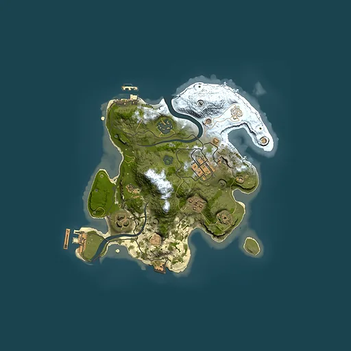 Rust map seed 525524663, 2500x2500m top-down preview