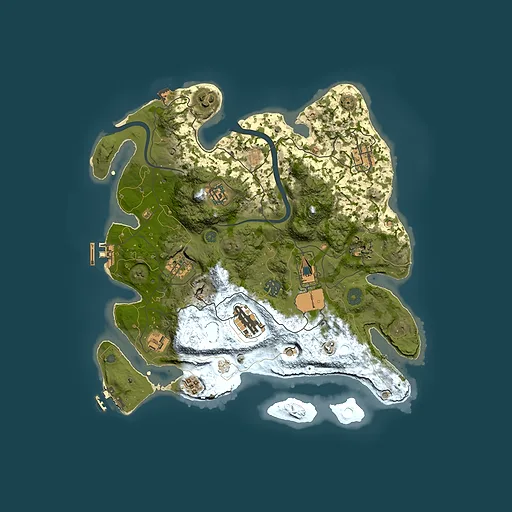 Rust map seed 1715151108, 3500x3500m top-down preview