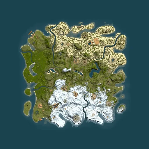 Rust map seed 802256856, 4500x4500m top-down preview