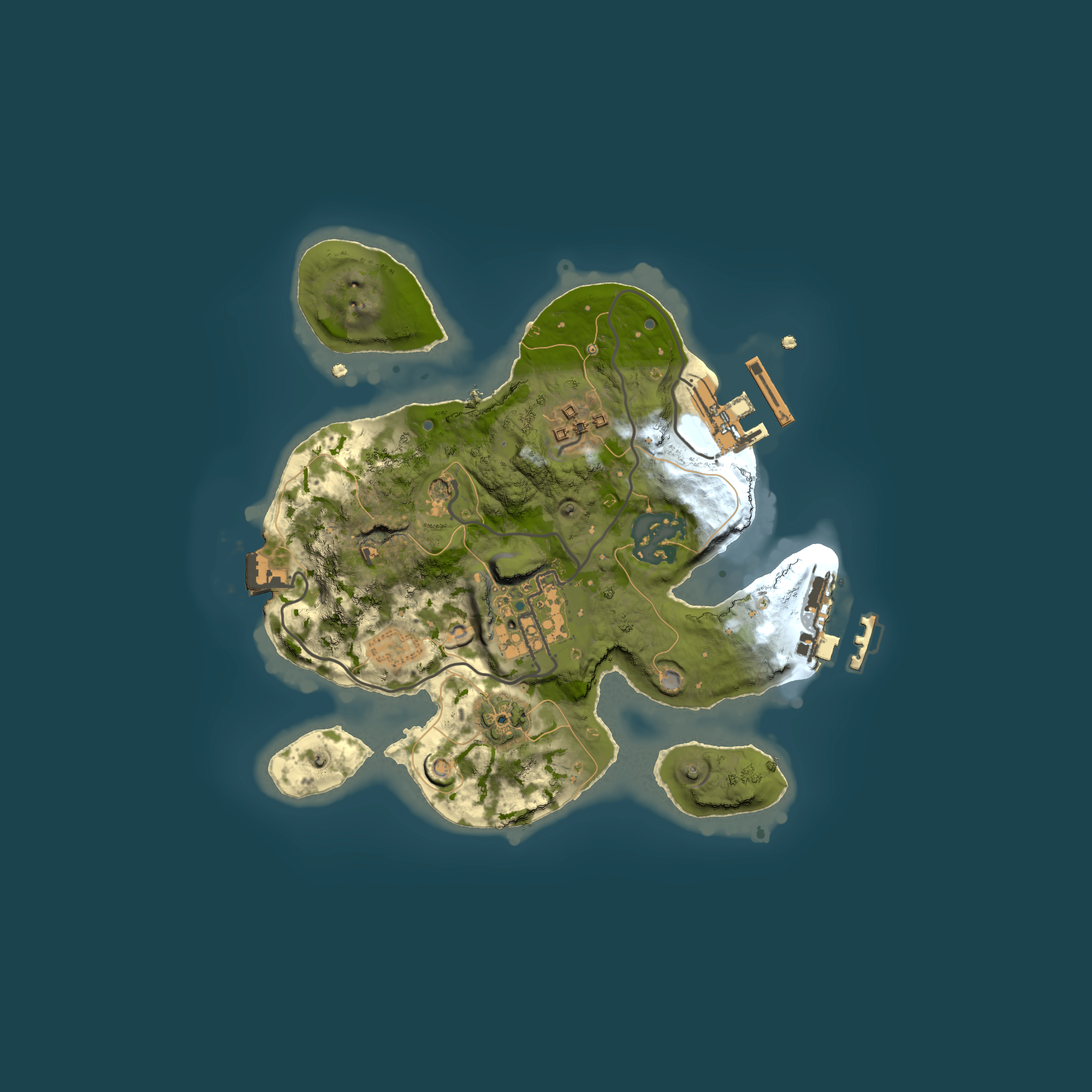 Full top-down render of Rust map seed 2024652983, 2000x2000m