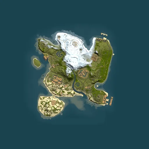 Rust map seed 1172140402, 2500x2500m top-down preview
