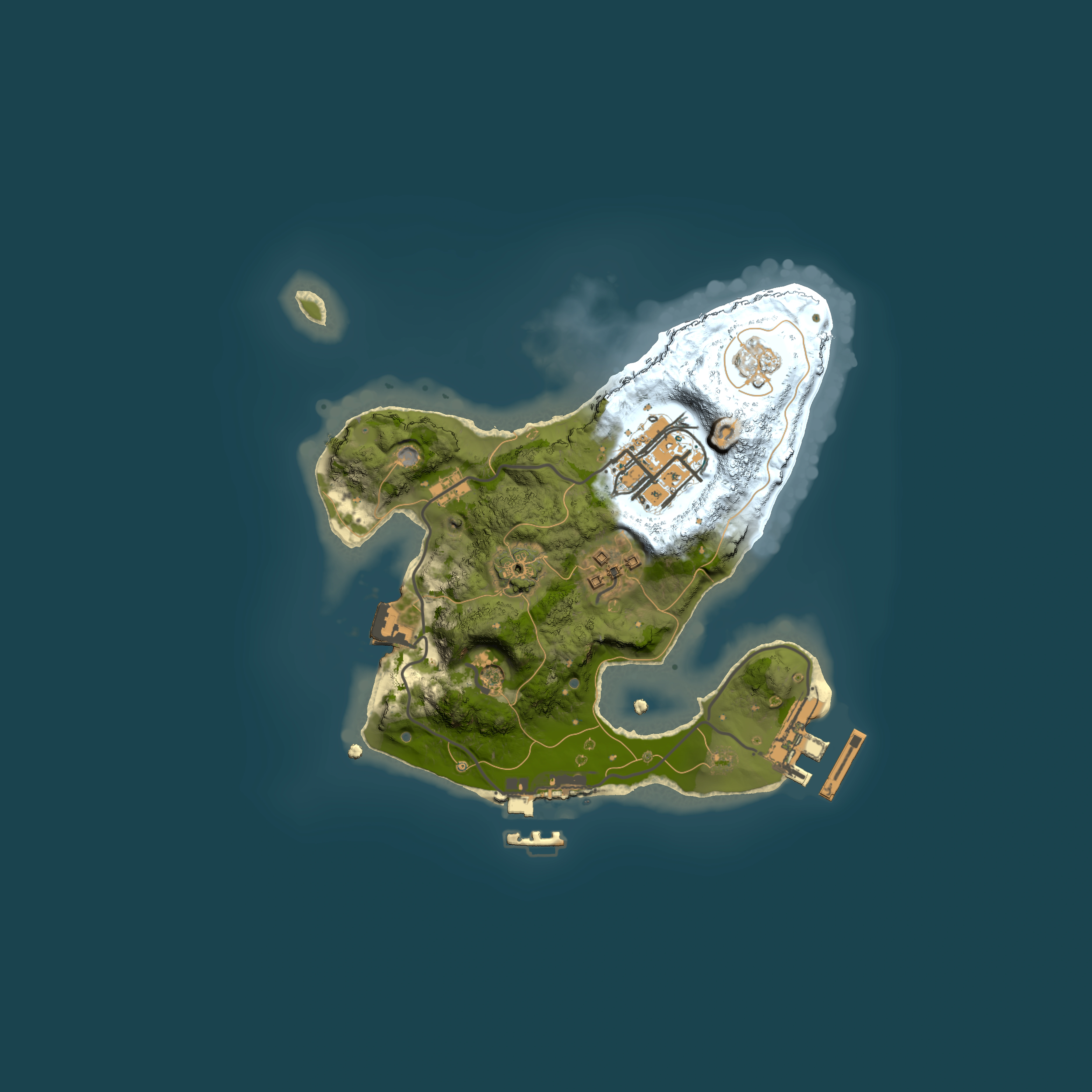 Full top-down render of Rust map seed 218562183, 2000x2000m
