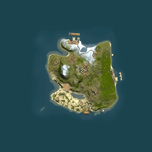 Rust map seed 130692324, 2000x2000m top-down preview
