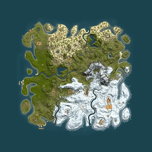 Rust map seed 937989761, 5000x5000m top-down preview