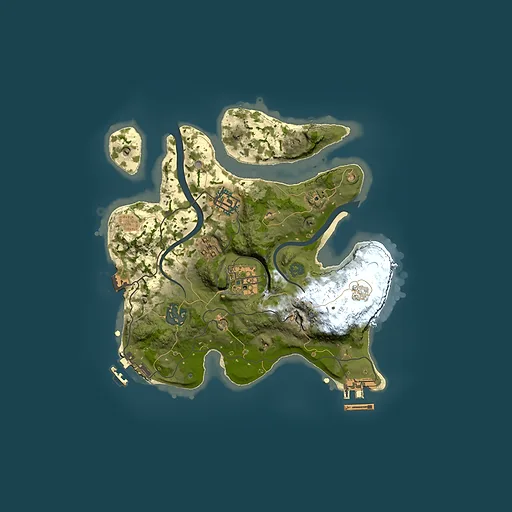 Rust map seed 927228170, 2500x2500m top-down preview