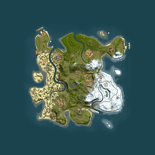 Rust map seed 1100902913, 3000x3000m top-down preview