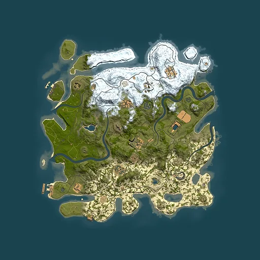 Rust map seed 1968262940, 4000x4000m top-down preview