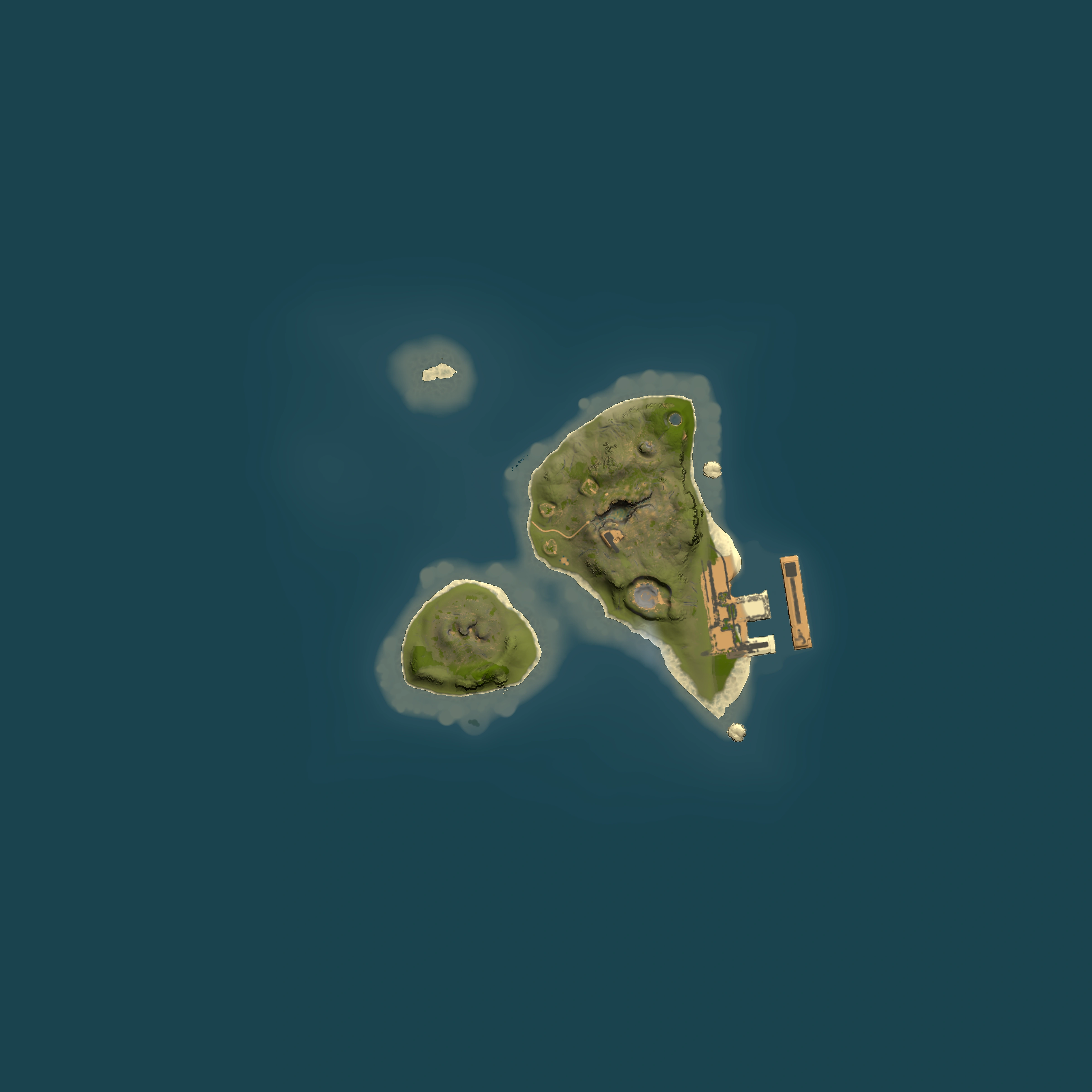 Full top-down render of Rust map seed 1919415065, 1500x1500m