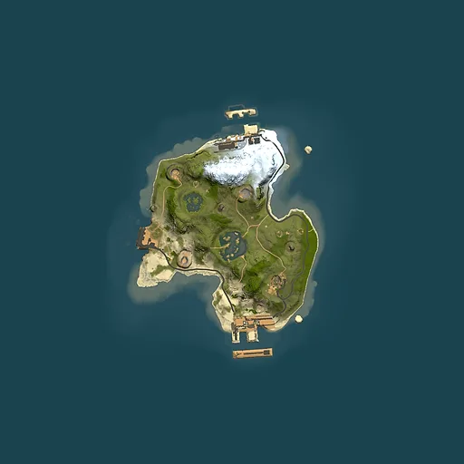 Rust map seed 854321815, 1500x1500m top-down preview