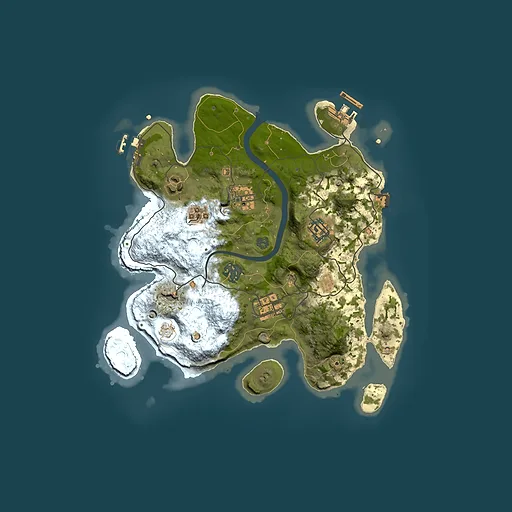 Rust map seed 471077627, 3000x3000m top-down preview