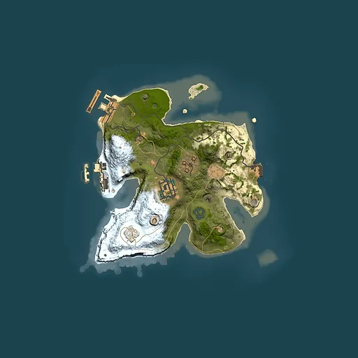 Rust map seed 711595941, 2000x2000m top-down preview