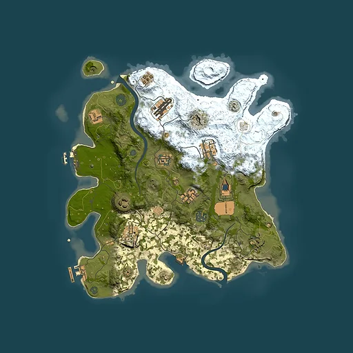 Rust map seed 803161068, 3500x3500m top-down preview