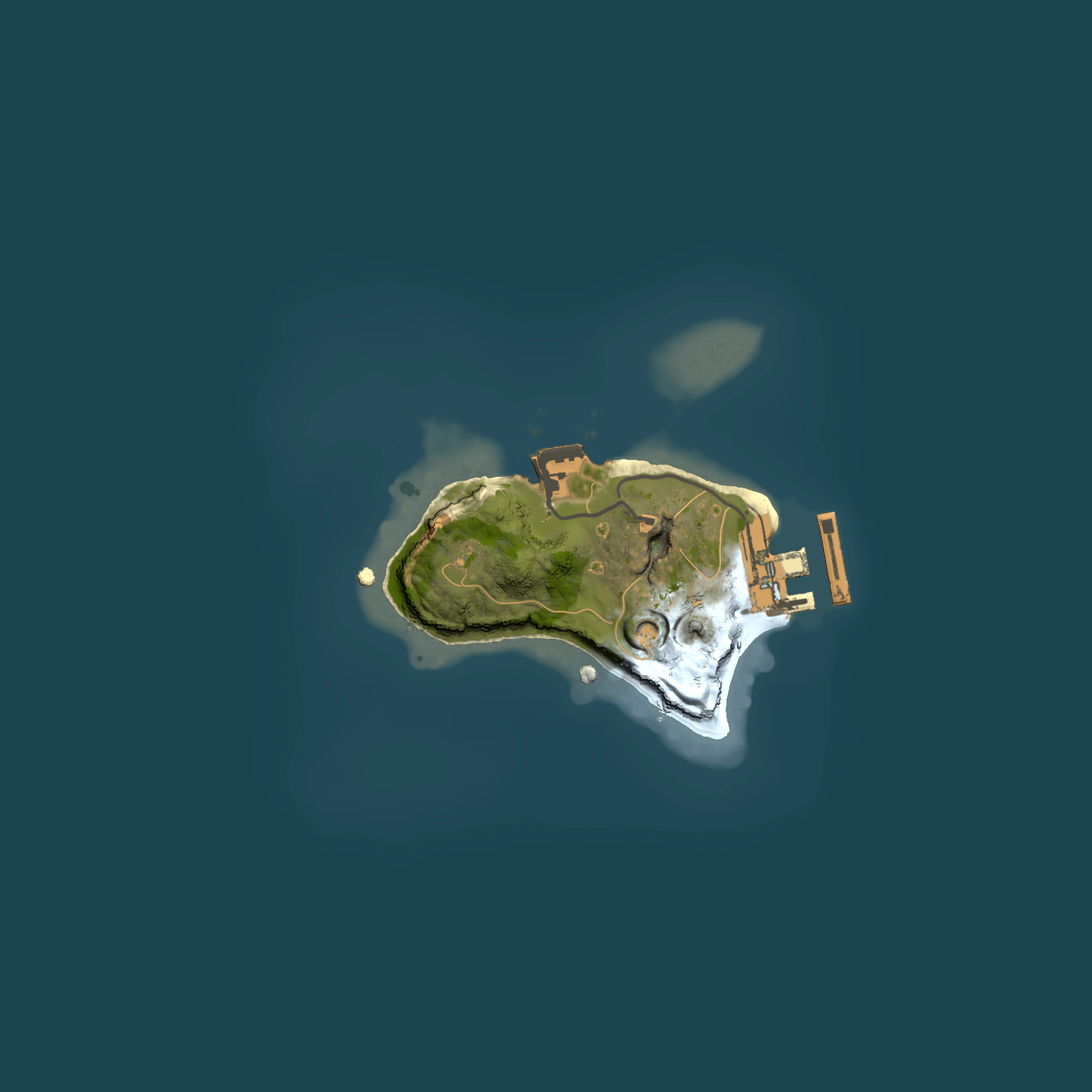Full top-down render of Rust map seed 549092010, 1500x1500m