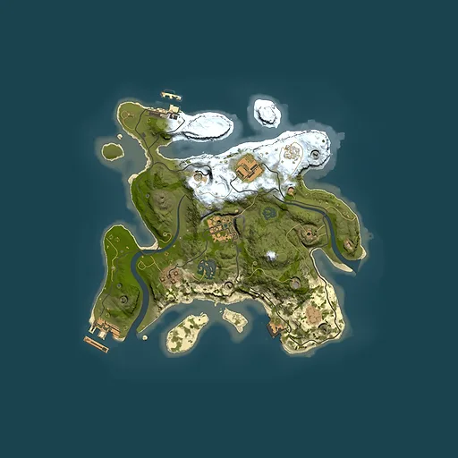 Rust map seed 194579288, 2500x2500m top-down preview