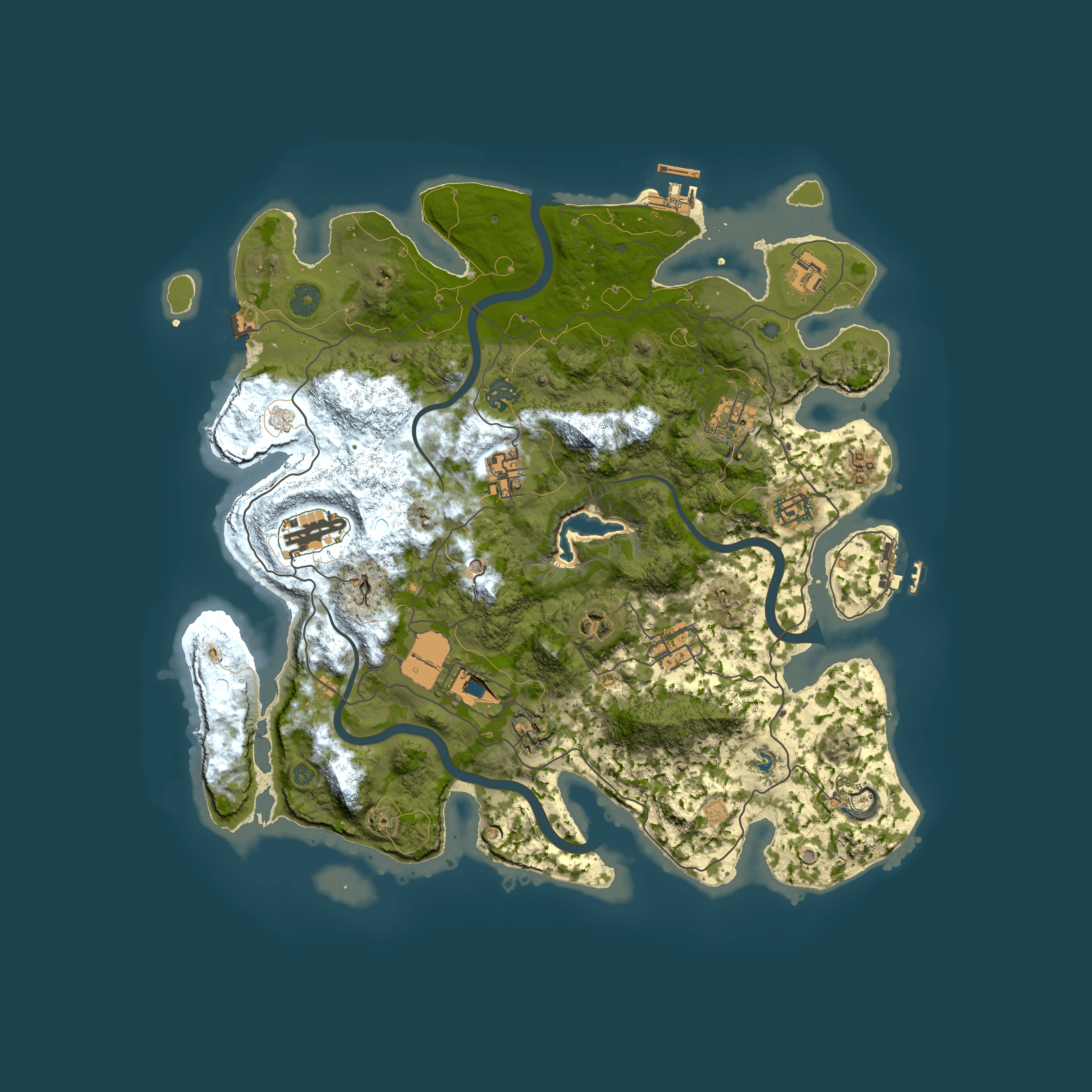 Full top-down render of Rust map seed 792649748, 4000x4000m