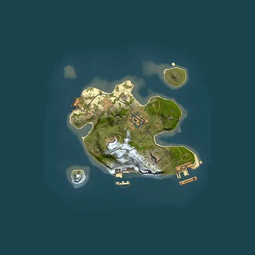 Rust map seed 2107970851, 2000x2000m top-down preview